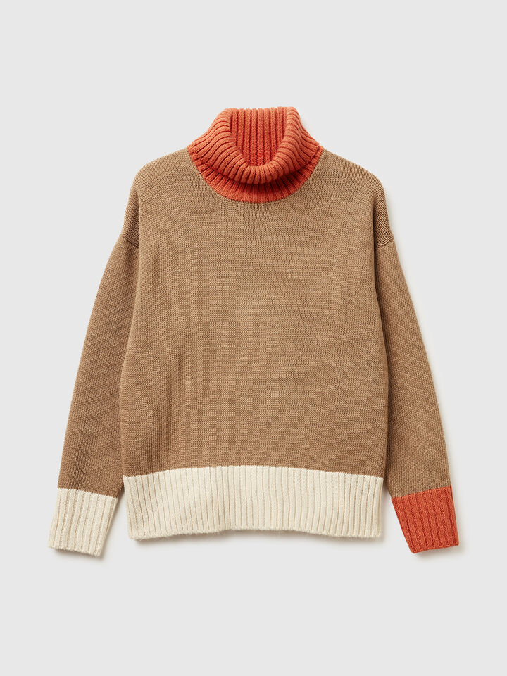 TURTLE NECK SWEATER Women image number 5